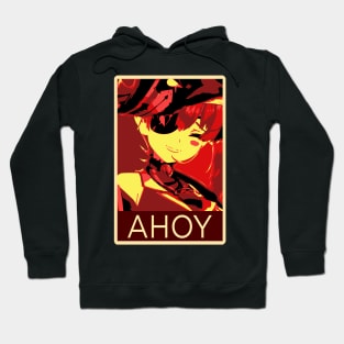 Houshou Marine AHOY Posterized Hoodie